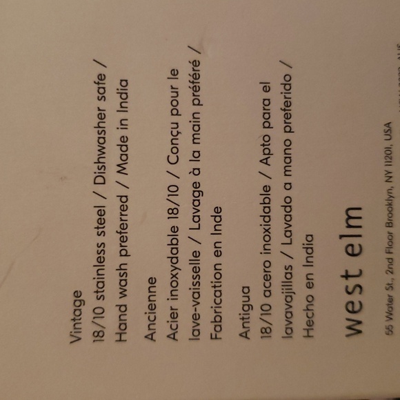 💥BUY 2 GET 1 FREE WEST ELM COVE FLATWARE SET, VINTAGE, RETAIL $49.50 - Picture 4 of 8